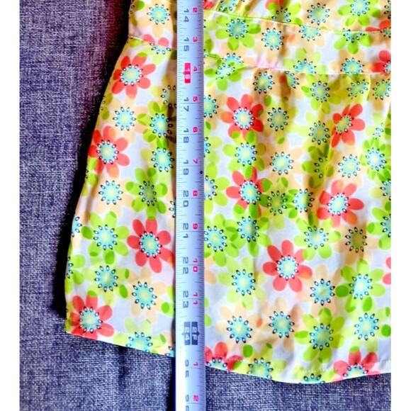 Shirt Size 22 To 24 New Women Cato Casual Tank Style Yellow Floral - Picture 3 of 7